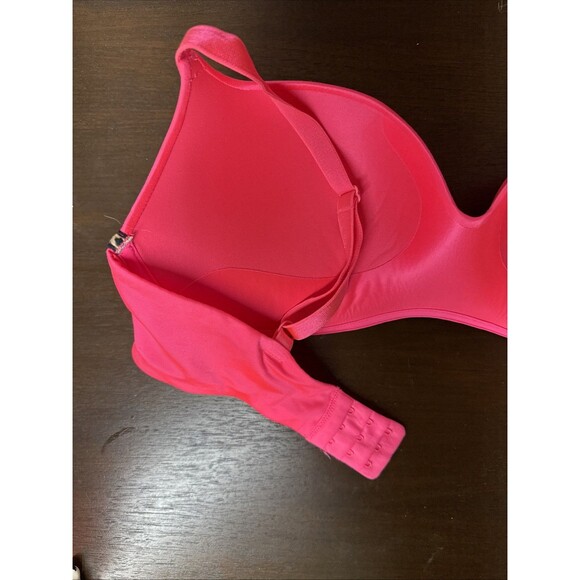 Victoria’s Secret Bra Push-Up Padding 36 DD Pink Wear Everywhere Wireless - Picture 5 of 10